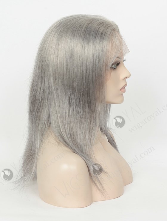 Grey Brazilian Hair Yaki Full Lace Wigs WR-LW-097-4066