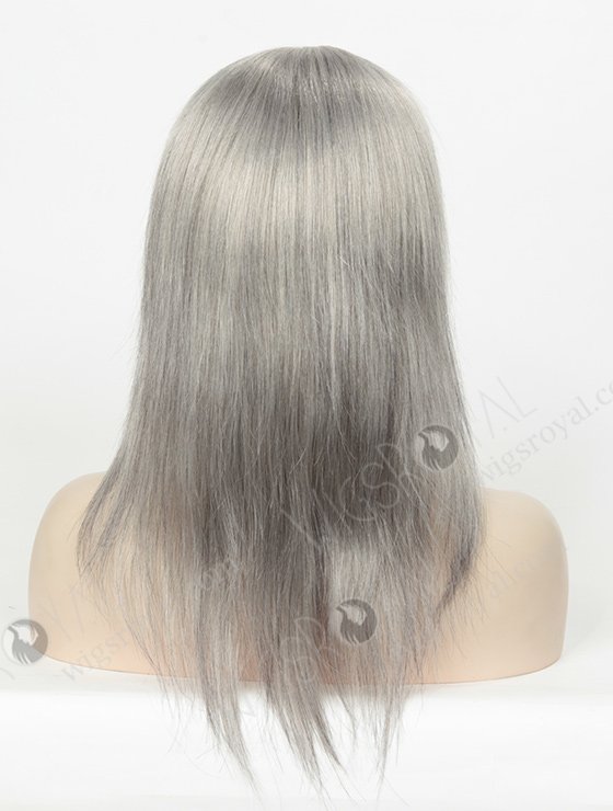 Grey Brazilian Hair Yaki Full Lace Wigs WR-LW-097-4069