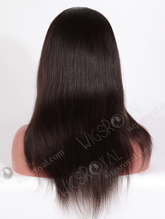 In Stock Malaysian Virgin Hair 16" Straight Natural Color Silk Top Full Lace Wig STW-303-3926