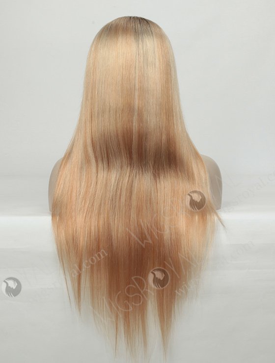 Long Blonde European Virgin Hair Full Lace Wigs WR-LW-098-4085