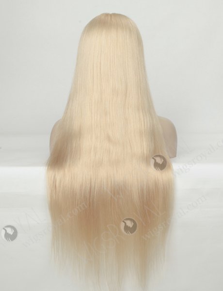 Silky Straight Long White Color European Virgin Hair Wigs WR-LW-099
