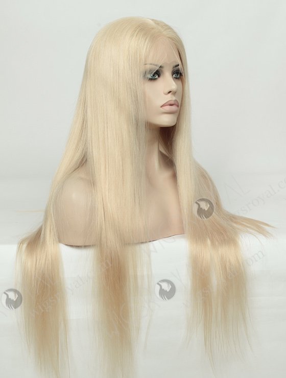 Silky Straight Long White Color European Virgin Hair Wigs WR-LW-099-4091