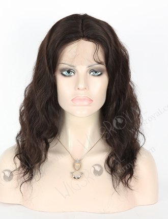 In Stock Malaysian Virgin Hair 14" Natural Straight Natural Color Silk Top Full Lace Wig STW-316