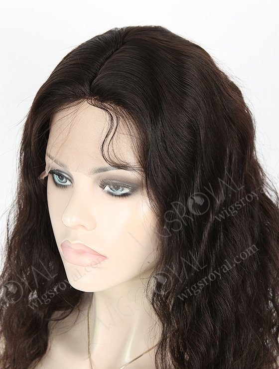 In Stock Malaysian Virgin Hair 14" Natural Straight Natural Color Silk Top Full Lace Wig STW-316-3883