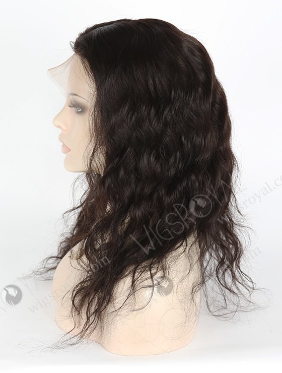 In Stock Malaysian Virgin Hair 16" Natural Straight Natural Color Silk Top Full Lace Wig STW-312-3931