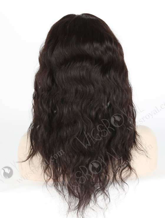 In Stock Malaysian Virgin Hair 16" Natural Straight Natural Color Silk Top Full Lace Wig STW-312-3934