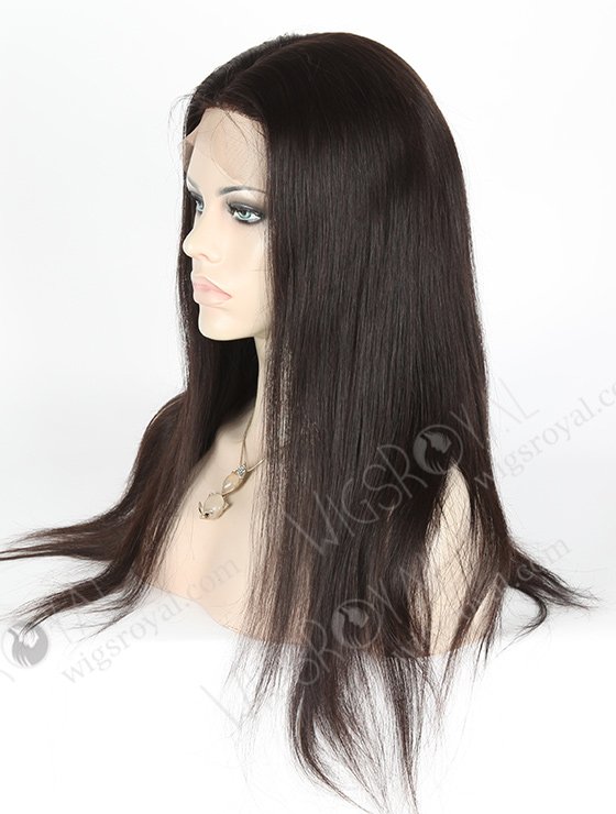 In Stock Indian Remy Hair 20" Straight Natural Color Silk Top Full Lace Wig STW-067-3843