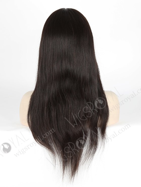 In Stock Malaysian Virgin Hair 18" Straight Natural Color Silk Top Full Lace Wig STW-319-3980