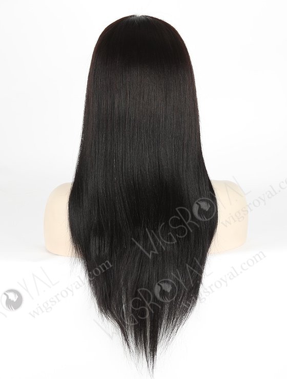 In Stock Indian Remy Hair 18" Light Yaki Color #1b Silk Top Full Lace Wig STW-039-3835