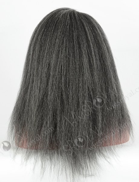 Silky Straight 16'' 1#/Grey Color Brazilian Virgin Hair Wigs WR-LW-106