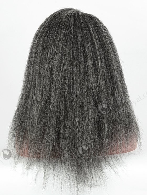 Silky Straight 16'' 1#/Grey Color Brazilian Virgin Hair Wigs WR-LW-106-4158