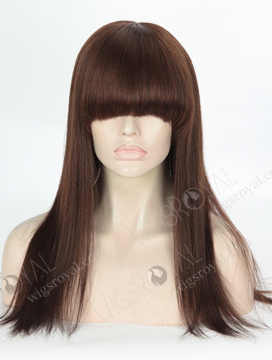 Light Yaki Evenly Blended 3#/4# Color Malaysian Virgin Hair Wigs WR-LW-103-4125