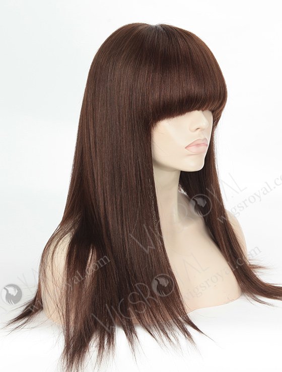 Light Yaki Evenly Blended 3#/4# Color Malaysian Virgin Hair Wigs WR-LW-103-4129