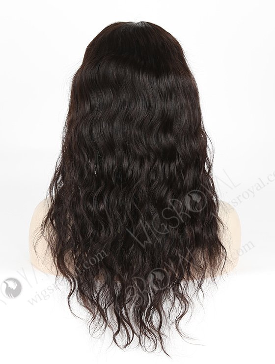 In Stock Malaysian Virgin Hair 18" Natural Straight Natural Color Silk Top Full Lace Wig STW-318-3998