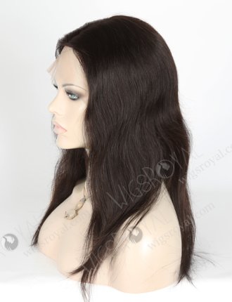 In Stock Malaysian Virgin Hair 14" Straight Natural Color Silk Top Full Lace Wig STW-322