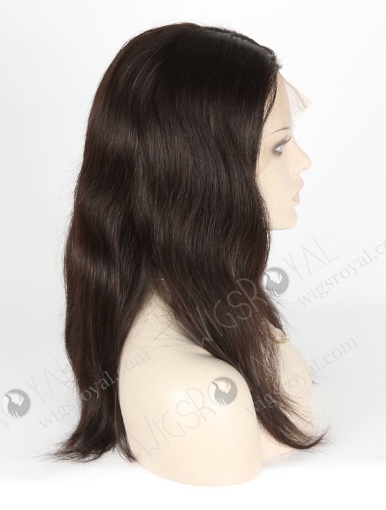 In Stock Malaysian Virgin Hair 14" Straight Natural Color Silk Top Full Lace Wig STW-322-3876