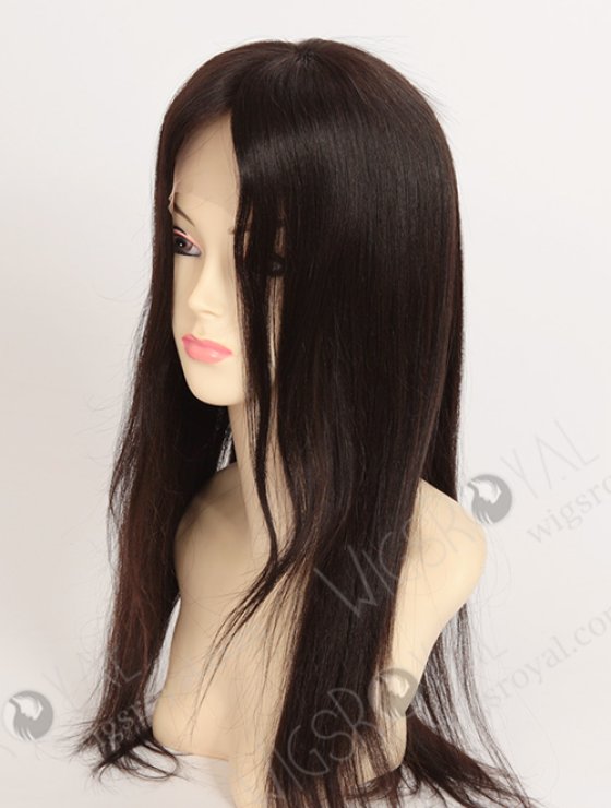 Light Yaki and Straight blended Human Hair Wigs WR-ST-015-4685