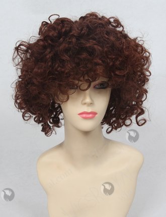 Chocolate Brown Hair Color Curly Wigs WR-GL-011