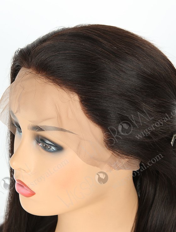 In Stock Indian Remy Hair 18" Straight Natural Color 360 Lace Wig 360LW-01008-4653