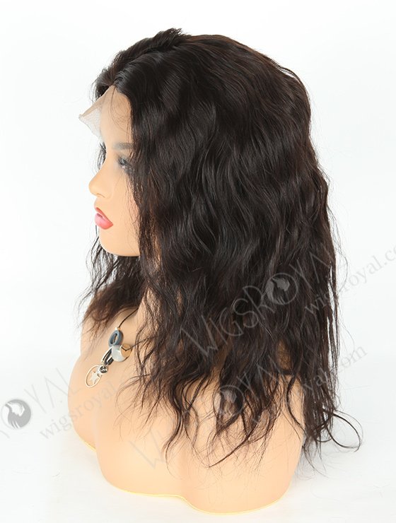 In Stock Indian Remy Hair 14" Natural Wave Natural Color 360 Lace Wig 360LW-01002-4460
