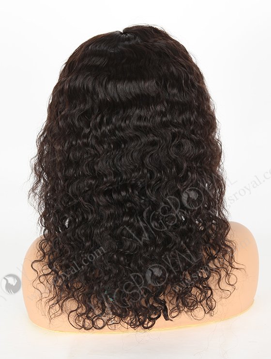 In Stock Indian Remy Hair 14" Natural Curly Natural Color 360 Lace Wig 360LW-01003-4479