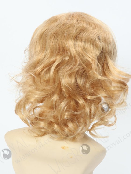 Short Curly Blonde Lace Wigs For White People WR-GL-018-4379