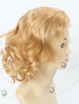 Short Curly Blonde Lace Wigs For White People WR-GL-018