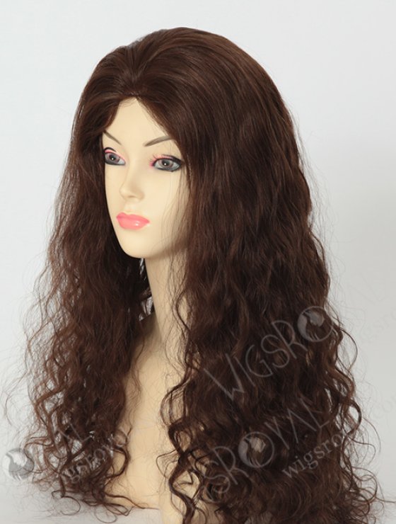 Wavy Human Hair Glueless Silk Top Full Lace Wig WR-GL-020-4389
