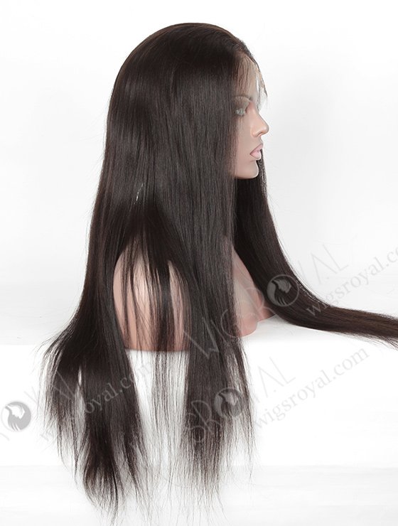 In Stock Indian Remy Hair 22" Yaki Straight Natural Color 360 Lace Wig 360LW-01026-5314
