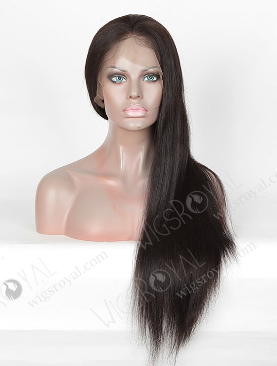 In Stock Indian Remy Hair 22" Yaki Straight Natural Color 360 Lace Wig 360LW-01026-5315