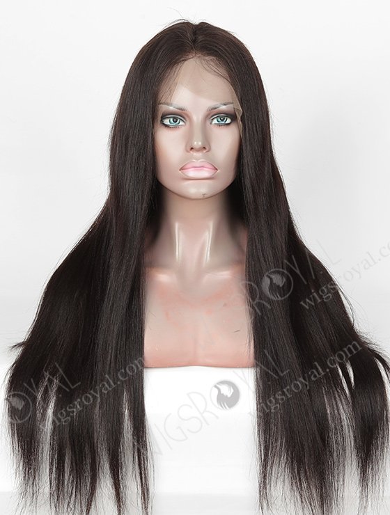 In Stock Indian Remy Hair 22" Yaki Straight Natural Color 360 Lace Wig 360LW-01026-5316