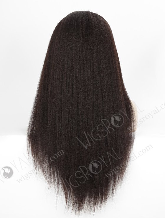 In Stock Indian Remy Hair 22" Kinky Straight Natural Color 360 Lace Wig 360LW-01027-5326