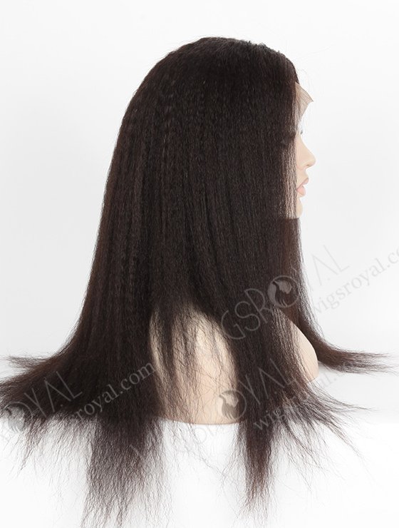 In Stock Indian Remy Hair 20" Italian Yaki Natural Color 360 Lace Wig 360LW-01020-5269