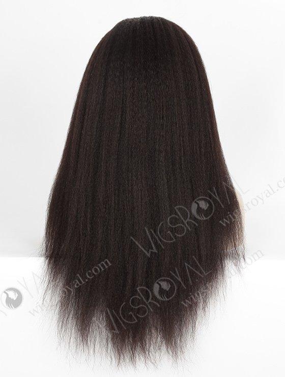 In Stock Indian Remy Hair 20" Italian Yaki Natural Color 360 Lace Wig 360LW-01020-5271