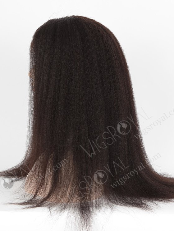 In Stock Indian Remy Hair 18" Italian Yaki Natural Color 360 Lace Wig 360LW-01013-4967