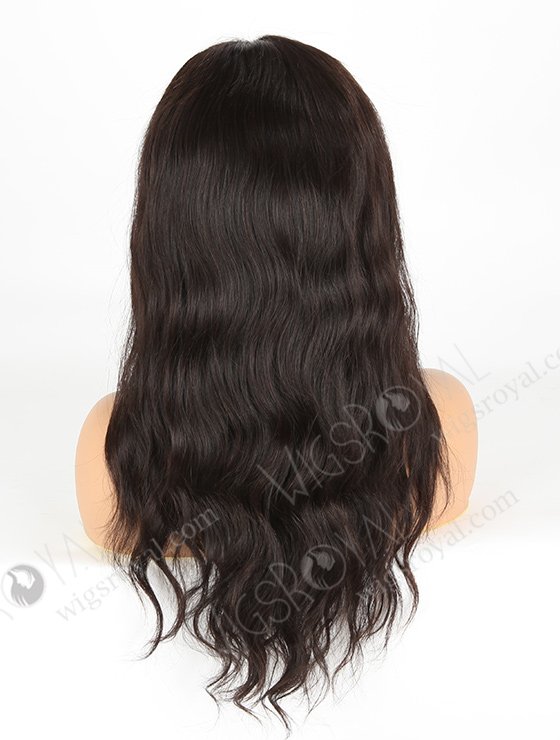 In Stock Indian Remy Hair 18" Natural Straight Natural Color 360 Lace Wig 360LW-01009-4867