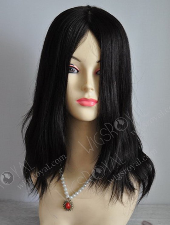 100% Chinese Virgin Hair 12" Straight Color 2# Jewish Wig WR-JW-001 -5476