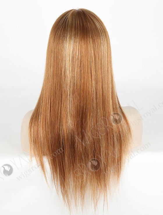 In Stock Brazilian Virgin Hair 18" Straight Color 10/25# Highlights Full Lace Wig FLW-04261-5380