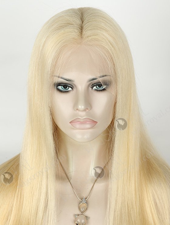 In Stock Brazilian Virgin Hair 20" Straight Color 613# Full Lace Wig FLW-04245-5670