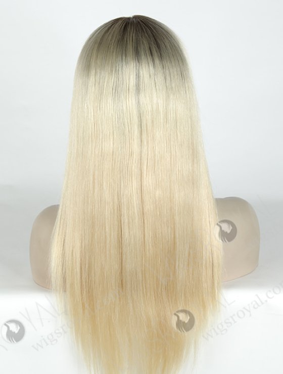 In Stock Brazilian Virgin Hair 18" Straight Color T9/60# Lace Front Wig MLF-04030-5746