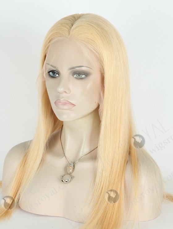 In Stock Brazilian Virgin Hair 18" Straight Color 24# Lace Front Wig MLF-04029-5696