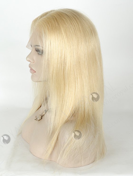 In Stock Brazilian Virgin Hair 14" Straight Color 613# Full Lace Wig FLW-04247-5469