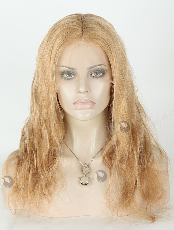 In Stock Brazilian Virgin Hair 18" Body Wave Color 8/18/22/613# Evenly Blended Full Lace Wig FLW-04248-5396