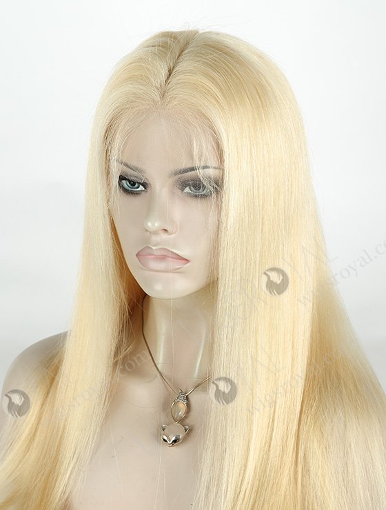 In Stock Brazilian Virgin Hair 18" Straight Color 613# Full Lace Wig FLW-04254-5615