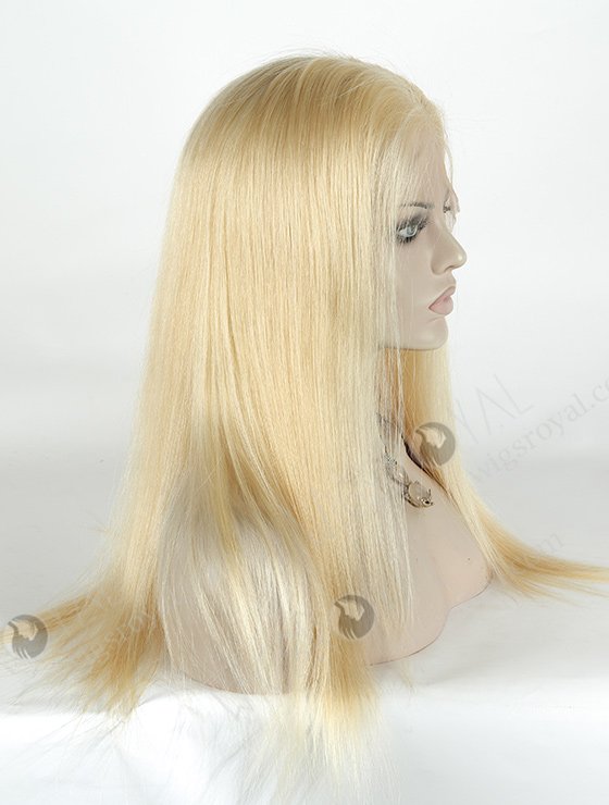In Stock Brazilian Virgin Hair 18" Straight Color 613# Full Lace Wig FLW-04254-5619