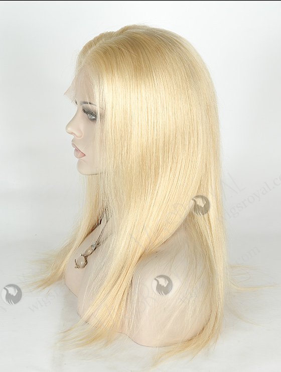 In Stock Brazilian Virgin Hair 16" Straight Color 613# Full Lace Wig FLW-04255-5576