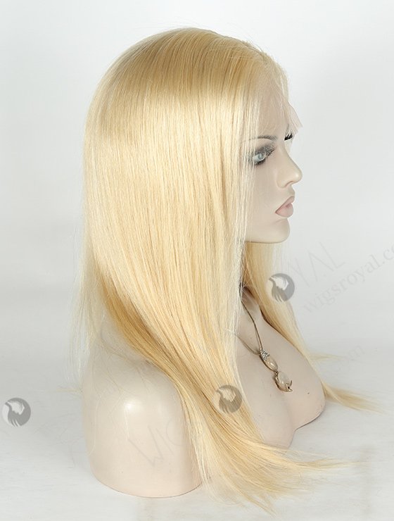 In Stock Brazilian Virgin Hair 16" Straight Color 613# Full Lace Wig FLW-04255-5580