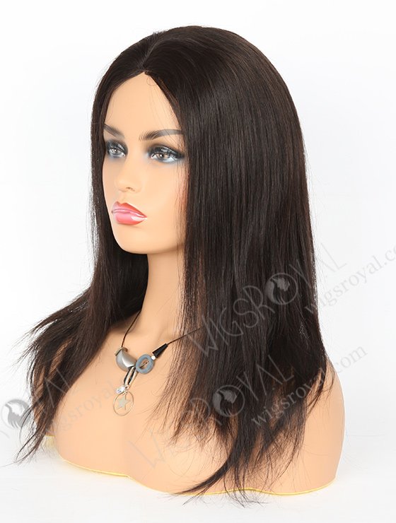 In Stock Malaysian Virgin Hair 14" Straight Natural Color Silk Top Glueless Wig GL-03033-5706