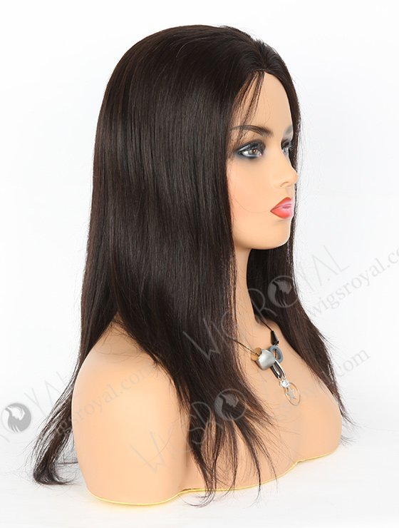 In Stock Malaysian Virgin Hair 14" Straight Natural Color Silk Top Glueless Wig GL-03033-5708