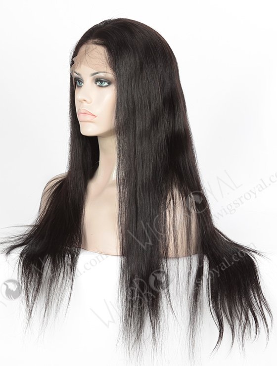 In Stock Indian Remy Hair 22" Straight #1B Color 360 Lace Wig 360LW-01028-5427